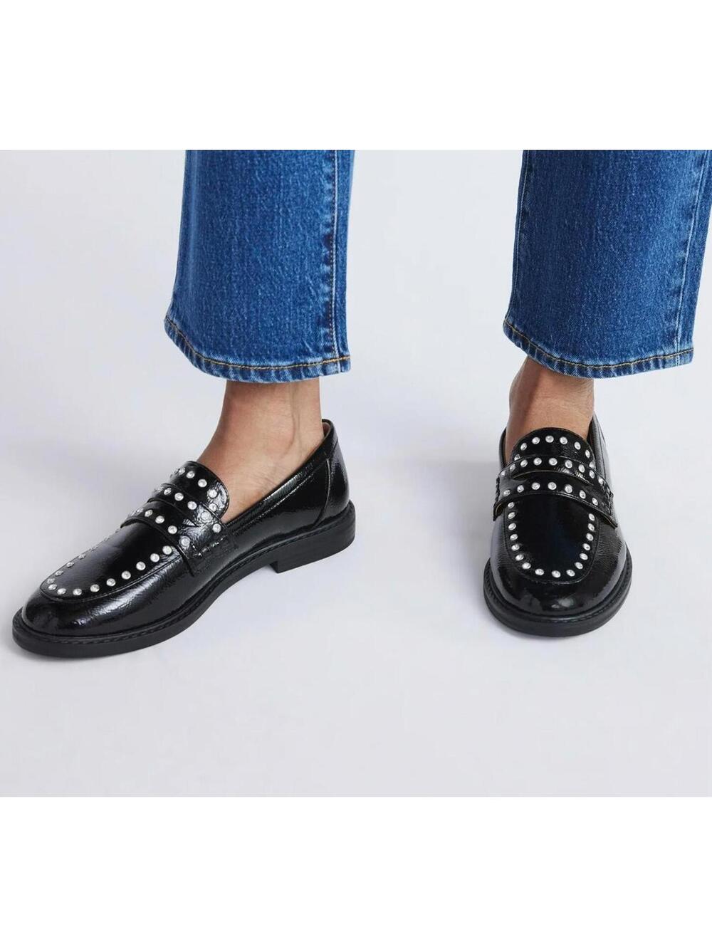 New Free Assembly Women's Studded Faux Leather Loafer 8.5